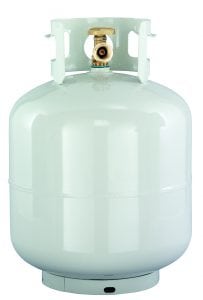Barbeque propane cylinder